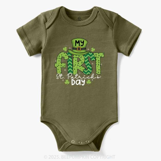 Baby’s First Luck St. Patrick's Day Bodysuit Beepumpkin