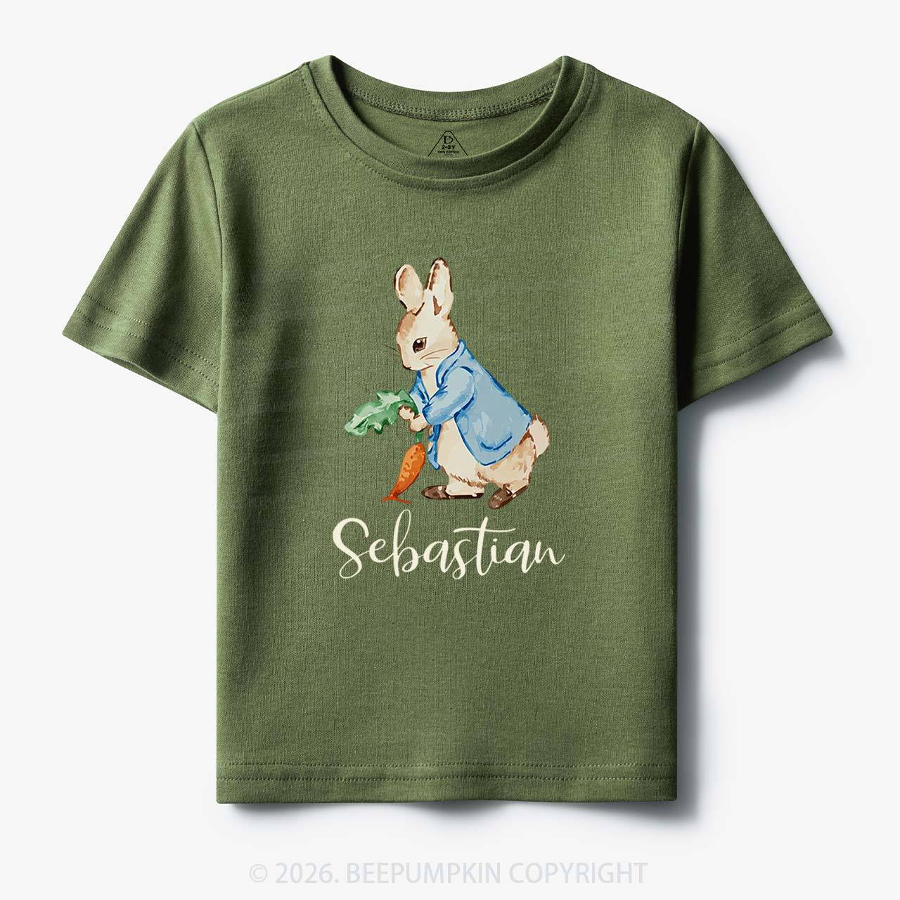 Personalized Little Bunny & Carrot Club Toddler&Kid's Tees