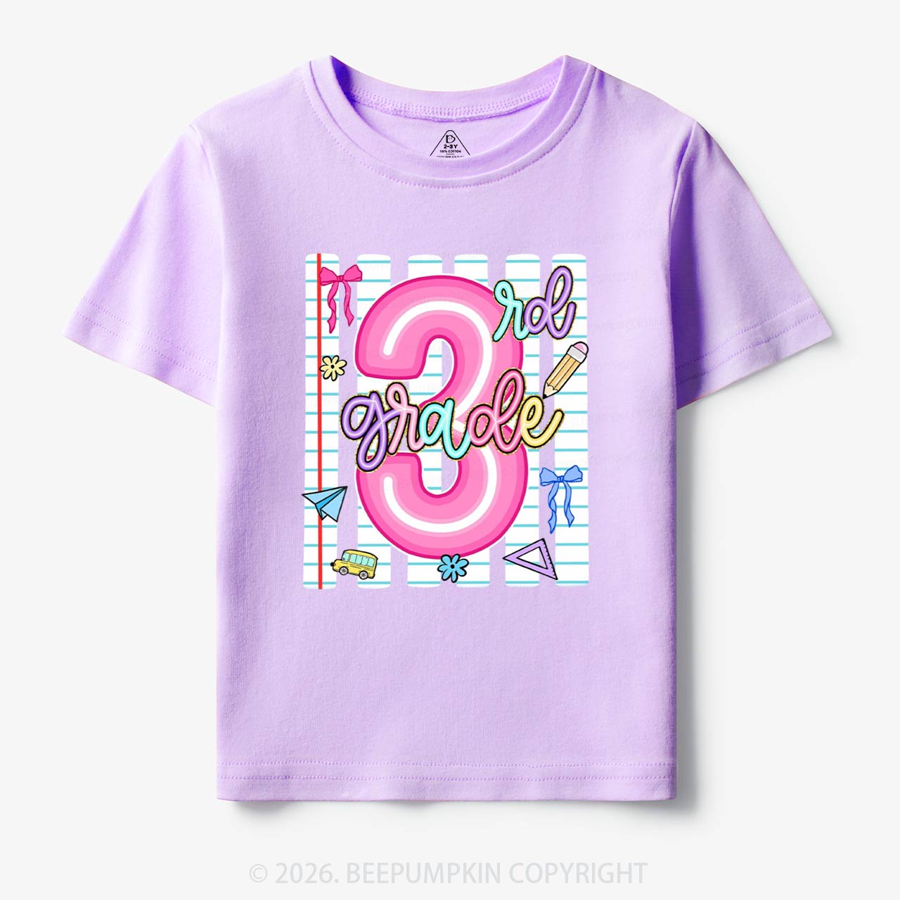 Preppy Neon Pre-K To Fourth Grade Toddler&Kid's Tees