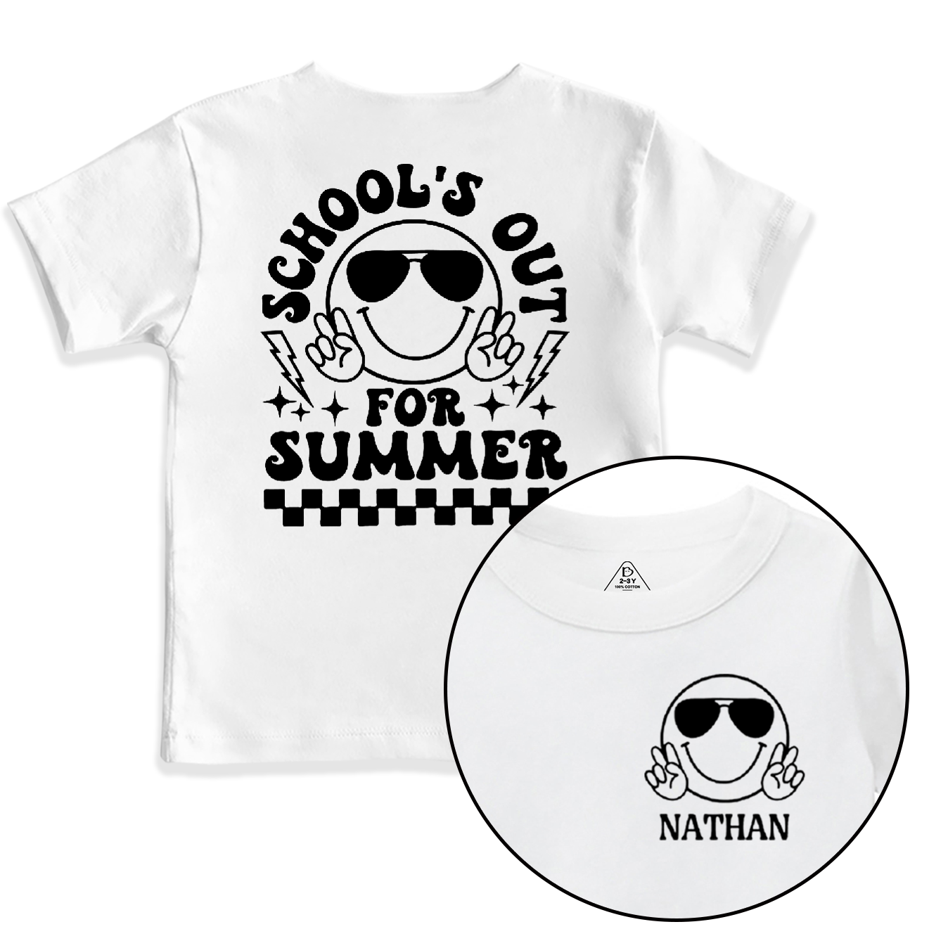Schools Out For Summer Toddler&Kid's Tees Beepumpkin