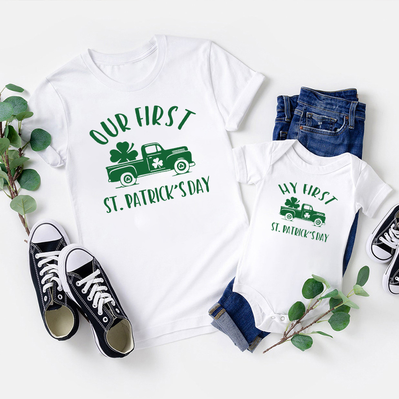 First St Patrick's Day Matching Shirts
