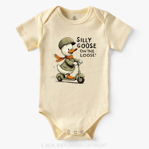 Silly Goose on the Loose Funny Bodysuit