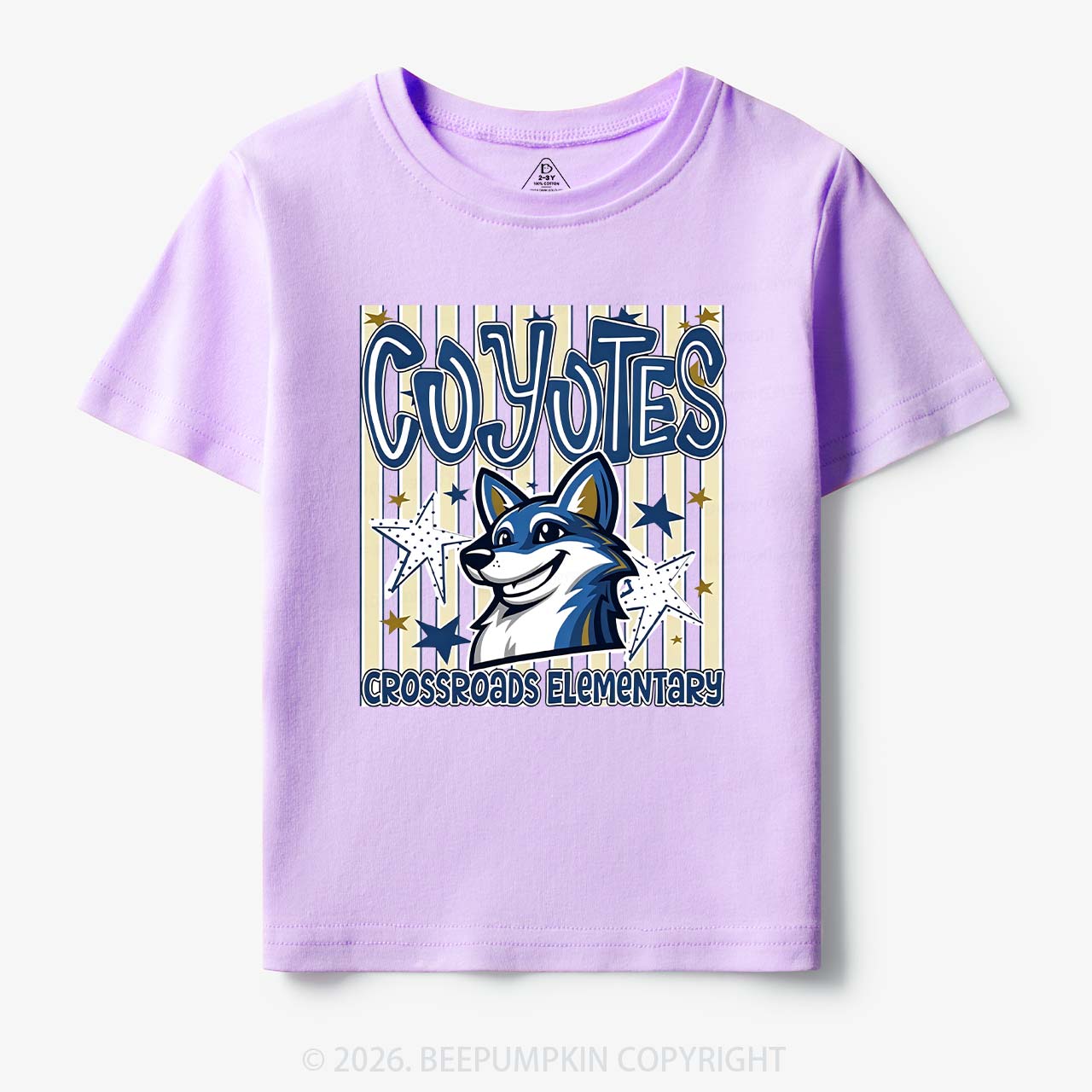 Personalized School Name Mascot Team Spirit Toddler&Kid's Tees
