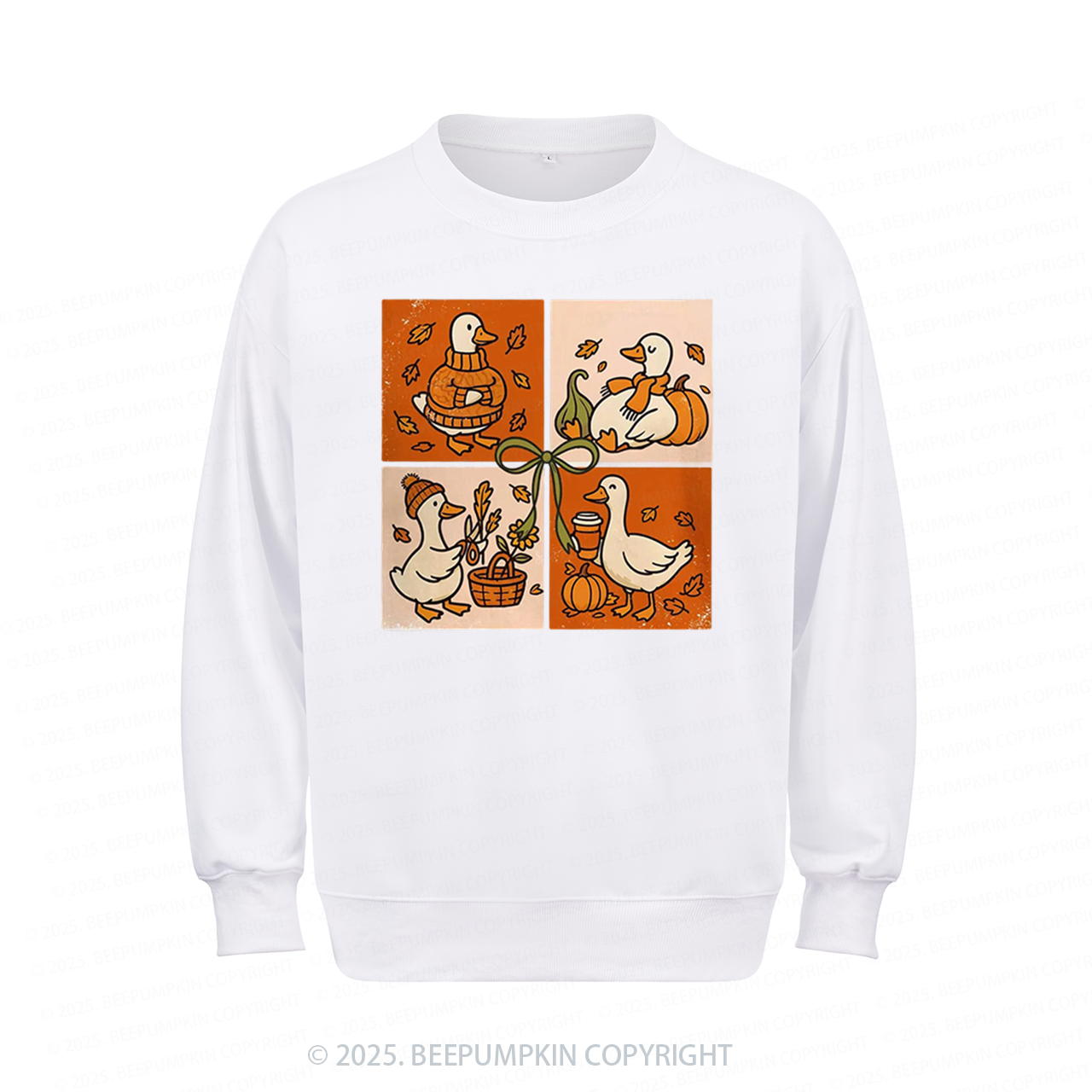 Pumpkin Latte Goose Sweatshirt Beepumpkin