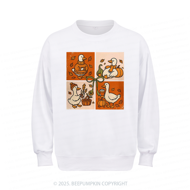 Pumpkin Latte Goose Sweatshirt Beepumpkin