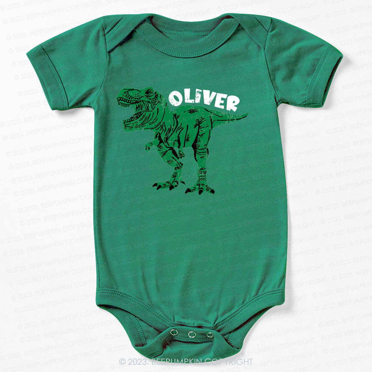 Personalized Dinosaur Bodysuit For Baby