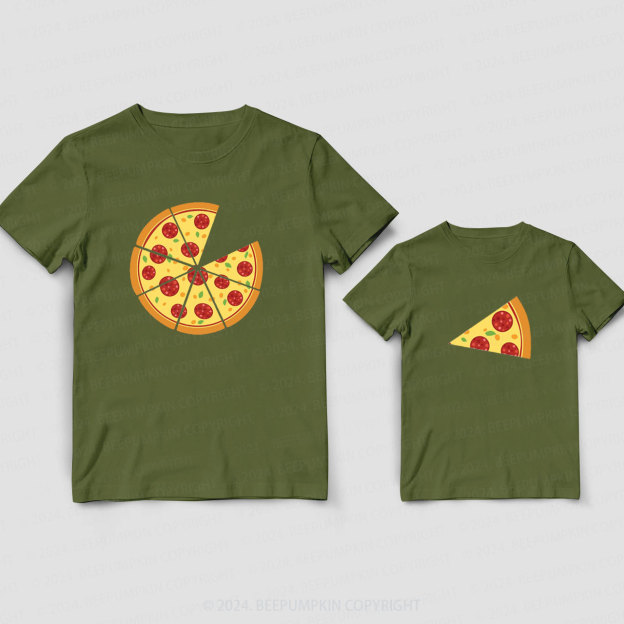 Funny Pizza Daddy And Me Matching Shirt