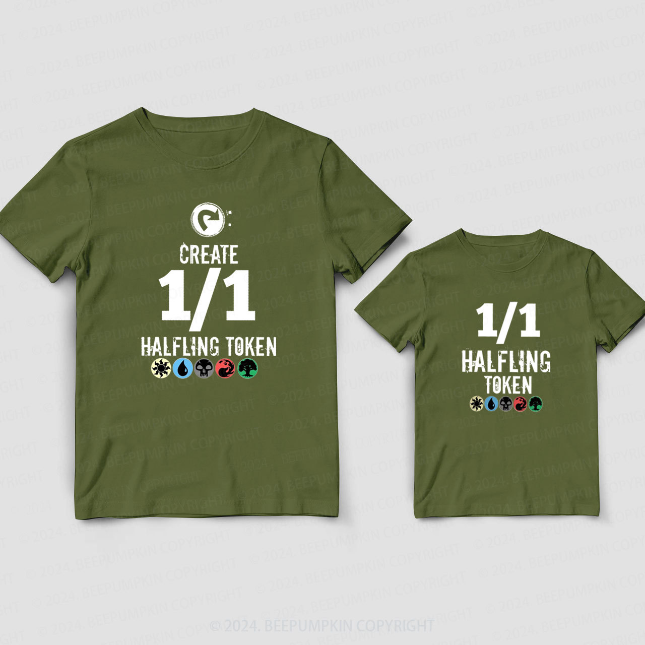 Magic The Gathering Daddy And Me Matching Shirt