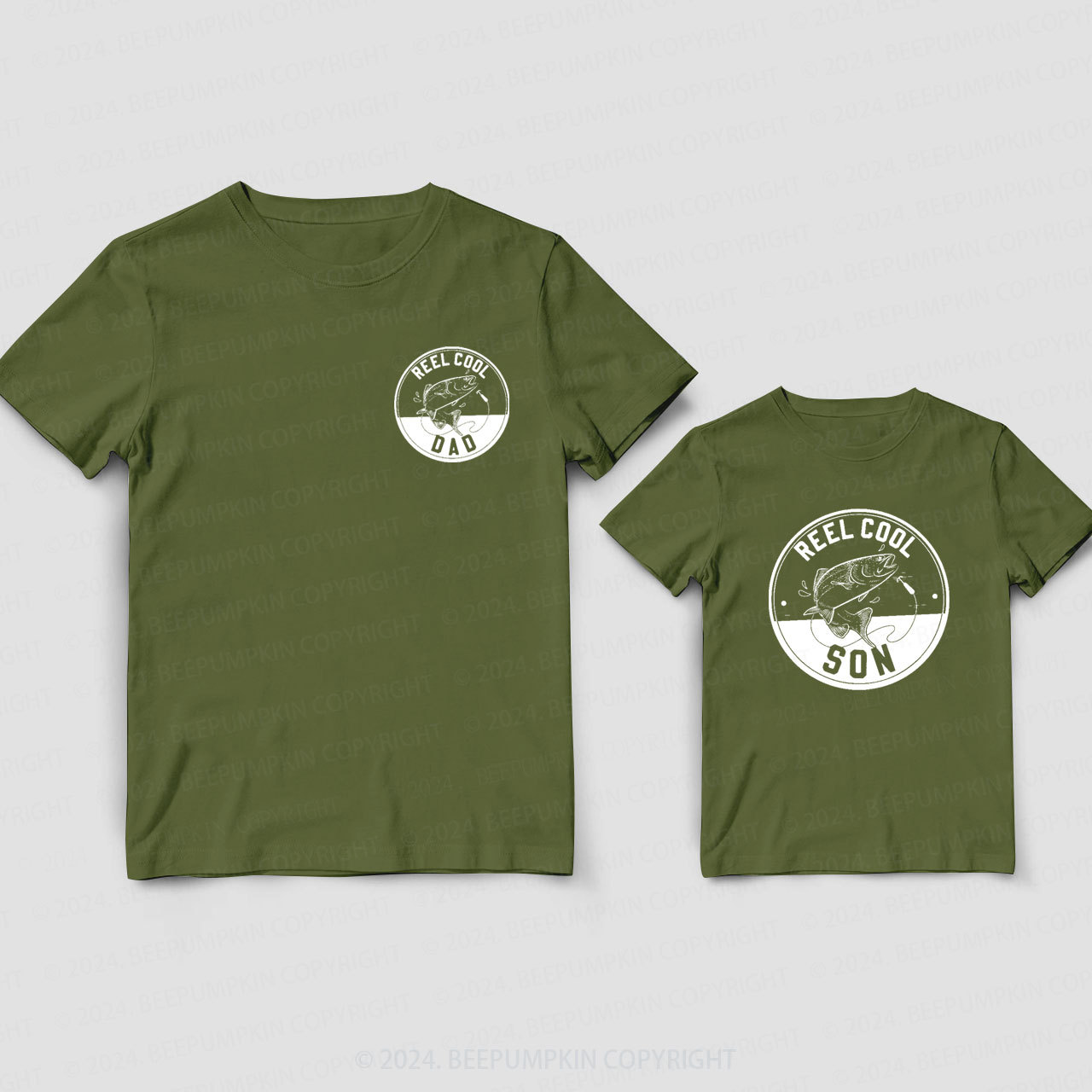 Reel Cool Dad Daddy And Me Matching Shirt