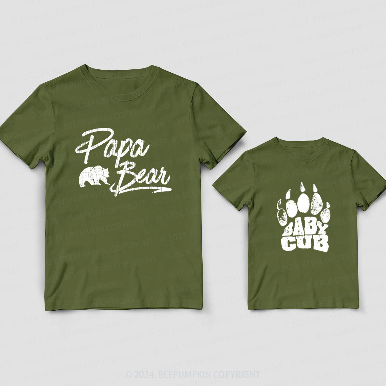 Baby Cub Daddy And Me Matching Shirt