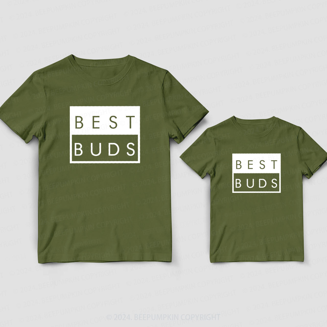 Best Buds Father And Son Daddy And Me Matching Shirt