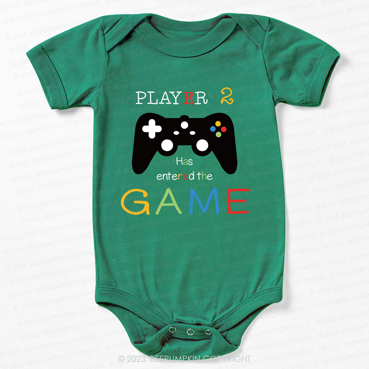 Player 2 has Entered the Game Bodysuit For Baby 