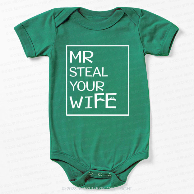 Mr Steal Your Heart Bodysuit For Baby 