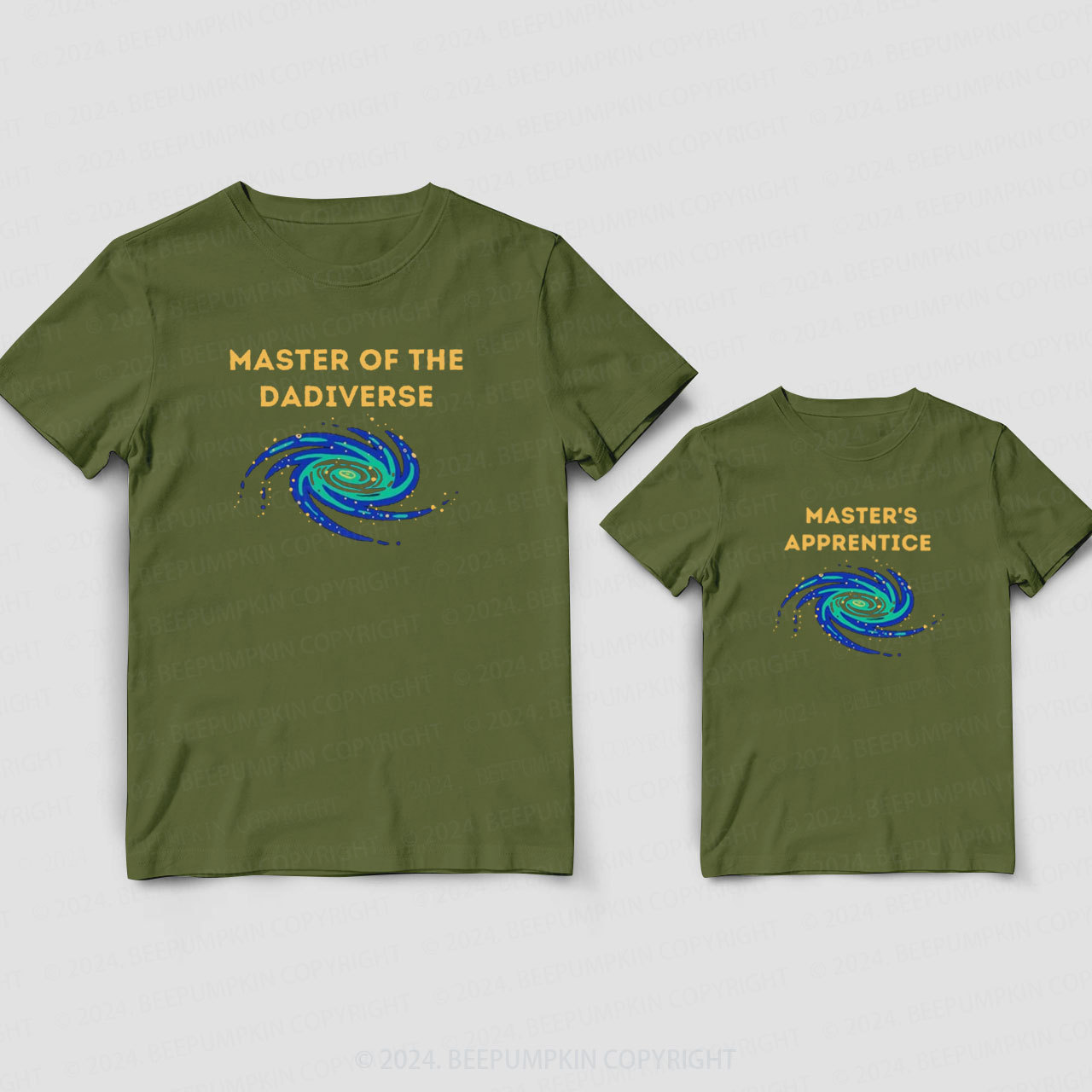 Master Of The Dadiverse Daddy And Me Matching Shirt