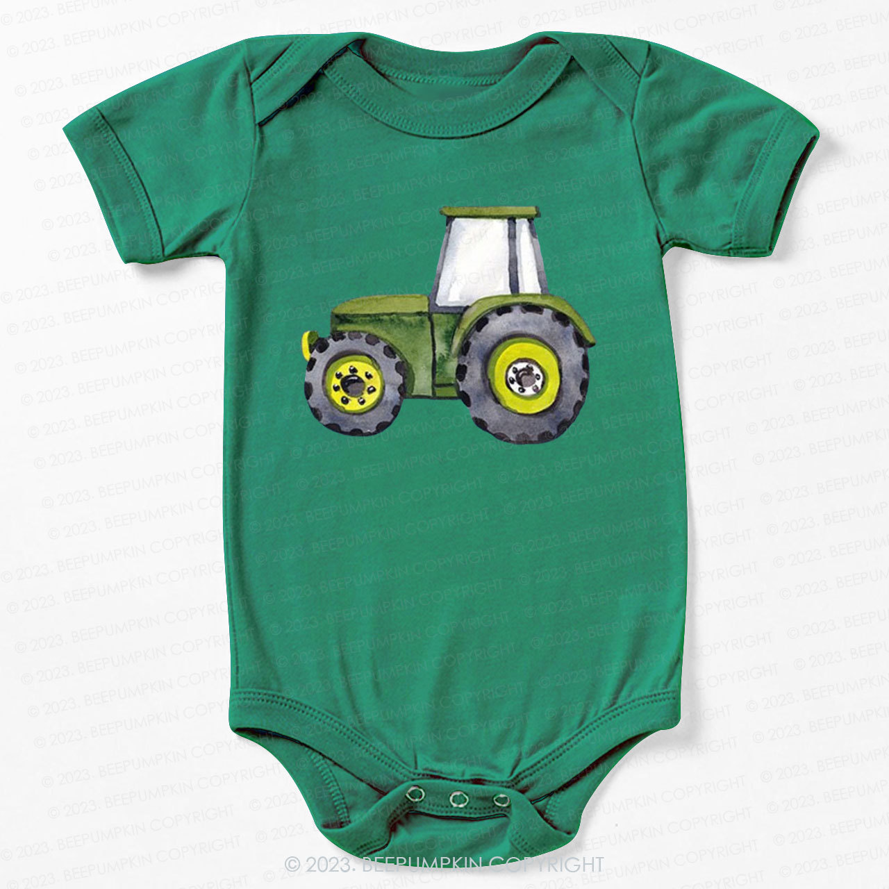 Cute Tractor Lover Bodysuit For Baby 