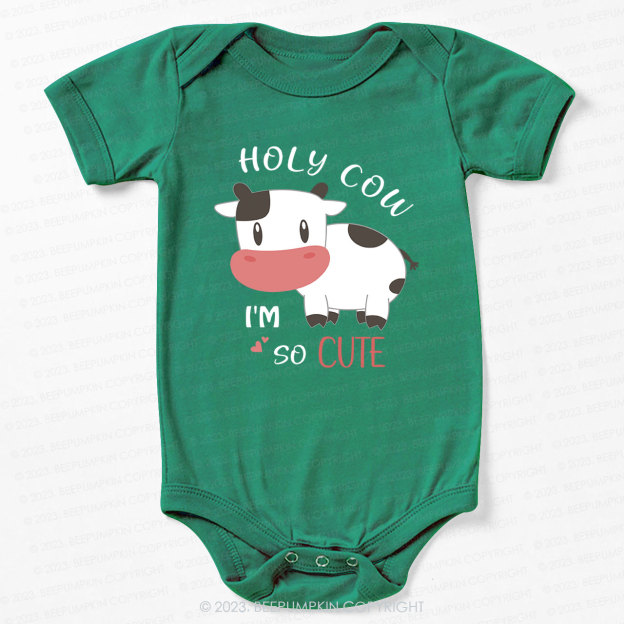Holy Cow Bodysuit For Baby 