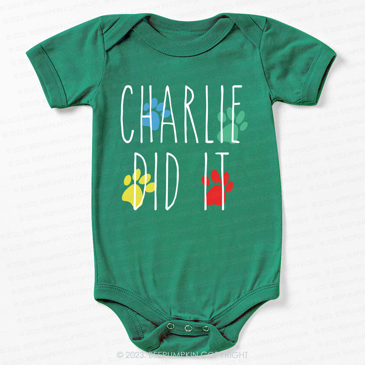 The Dog Did It Bodysuit For Baby 