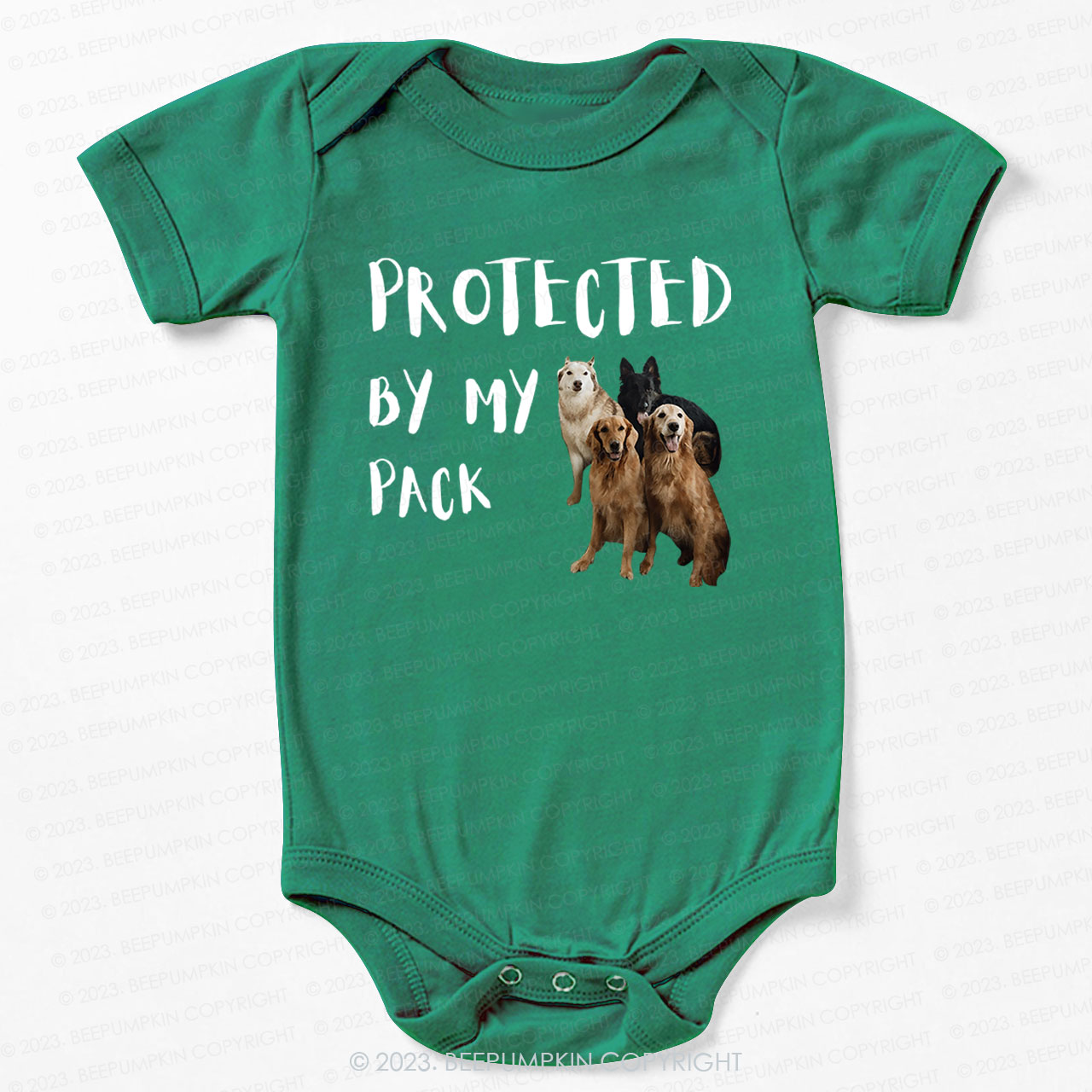Personalized Pets Pack Bodysuit For Baby 
