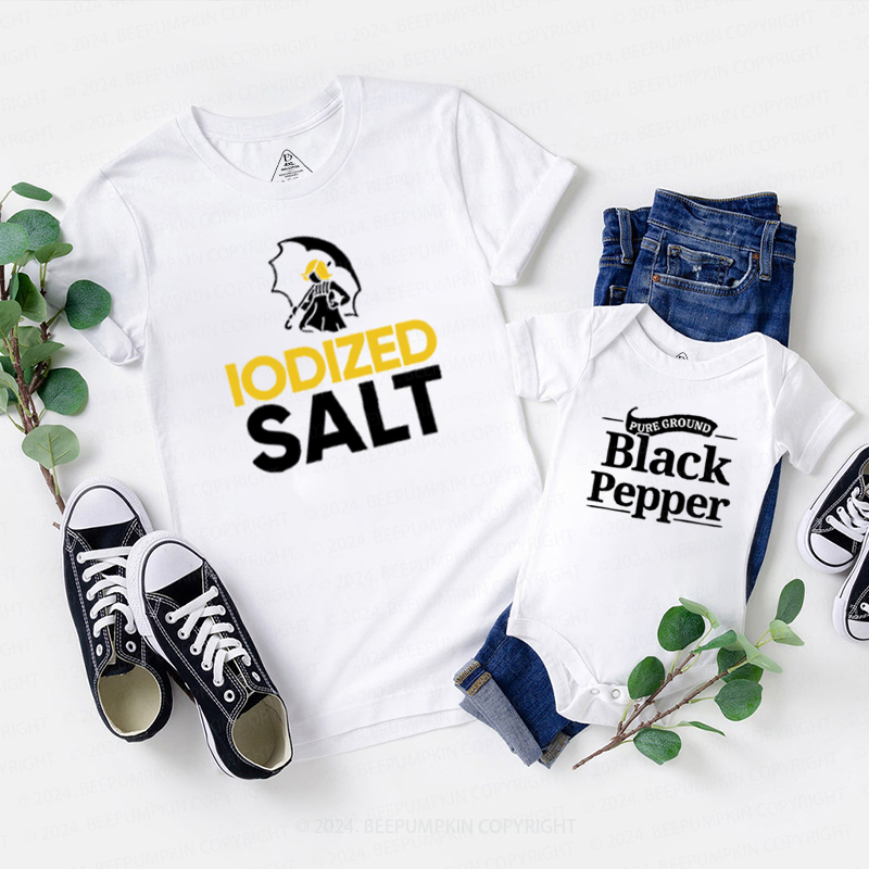 Cute Salt And Pepper Family Matching Shirts