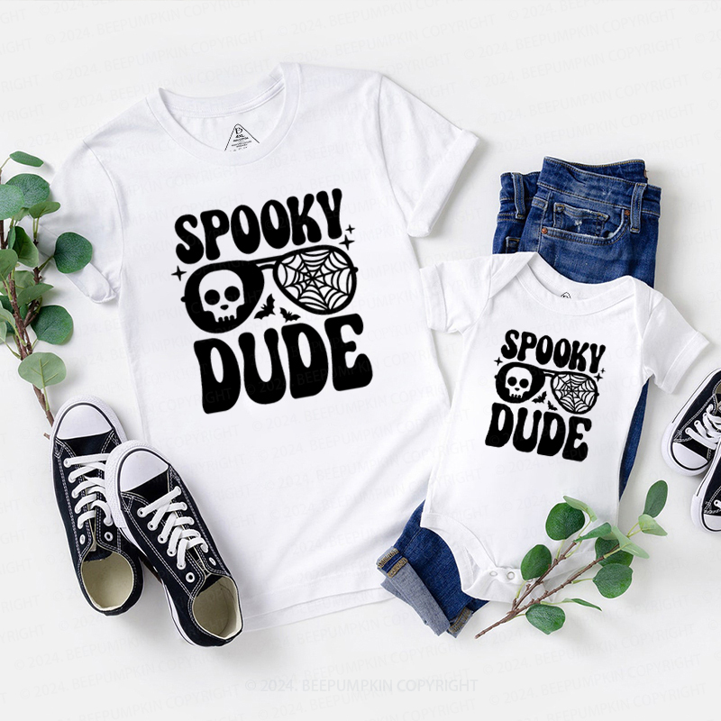 Spooky Dude Halloween Family Matching Shirts