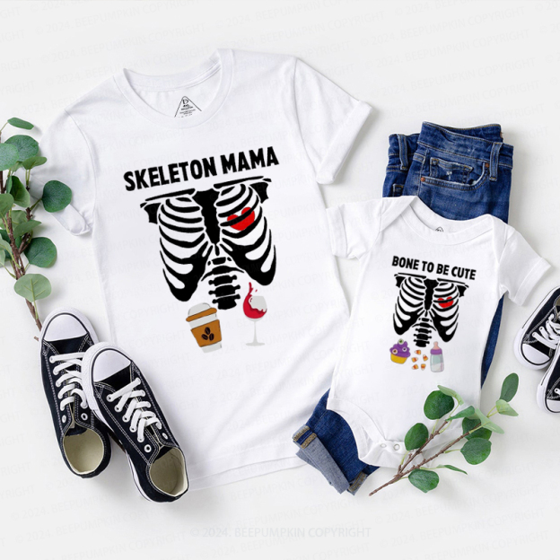 Bone Element Halloween Group Family Matching Shirts