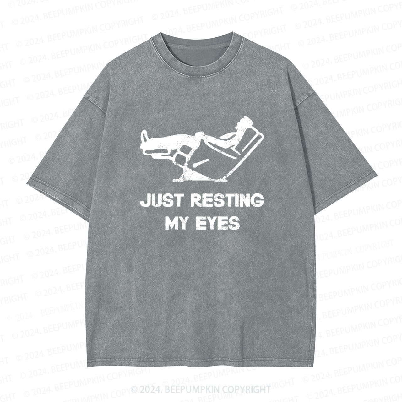 Just Resting My Eyes Dad Washed T-Shirts Dad Washed T-Shirts 