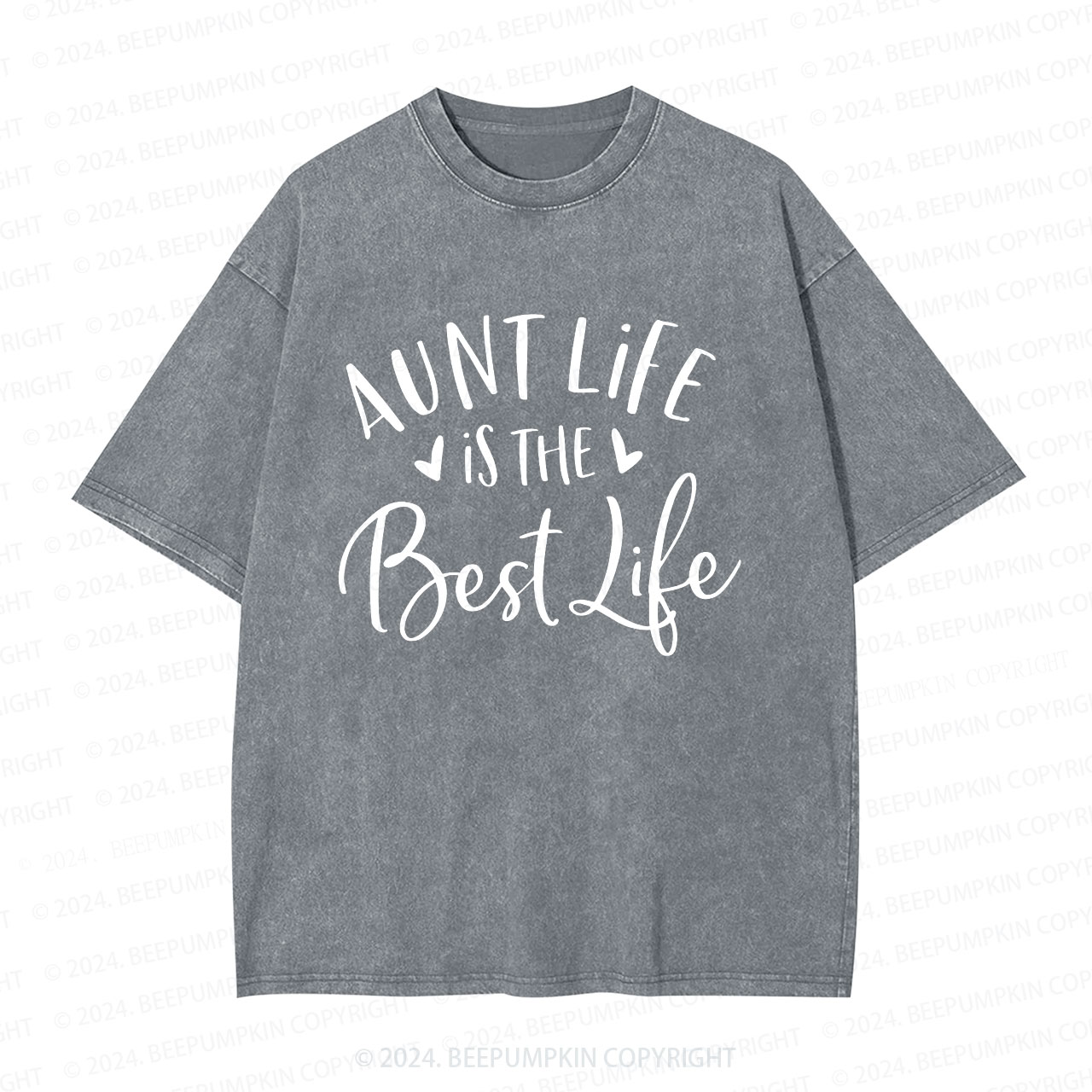 Aunt Life Is The Best Life Aunt Washed T-Shirts 