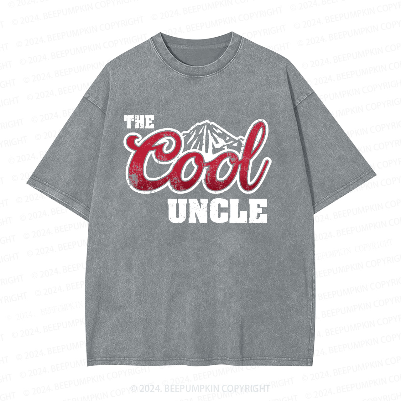 The Cool Uncle Funny Uncle Washed T-Shirts 