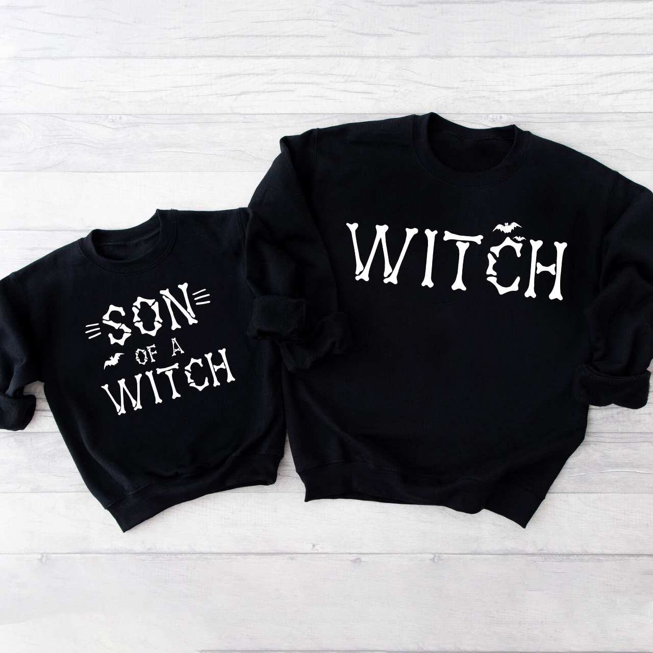 Son Of A Witch Halloween Mom&Me Swetshirt
