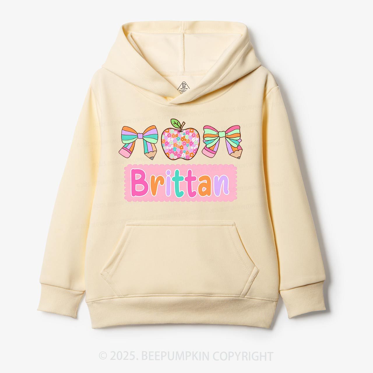 Personalized Pretty Name Kid's Hoodies Beepumpkin
