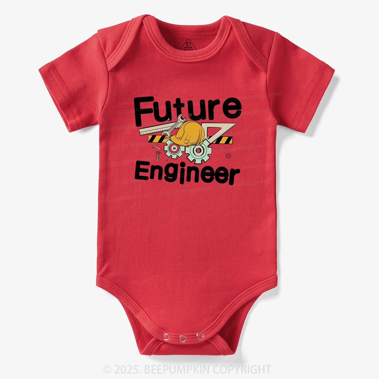 Mechanical Future Engineer Bodysuit For Baby