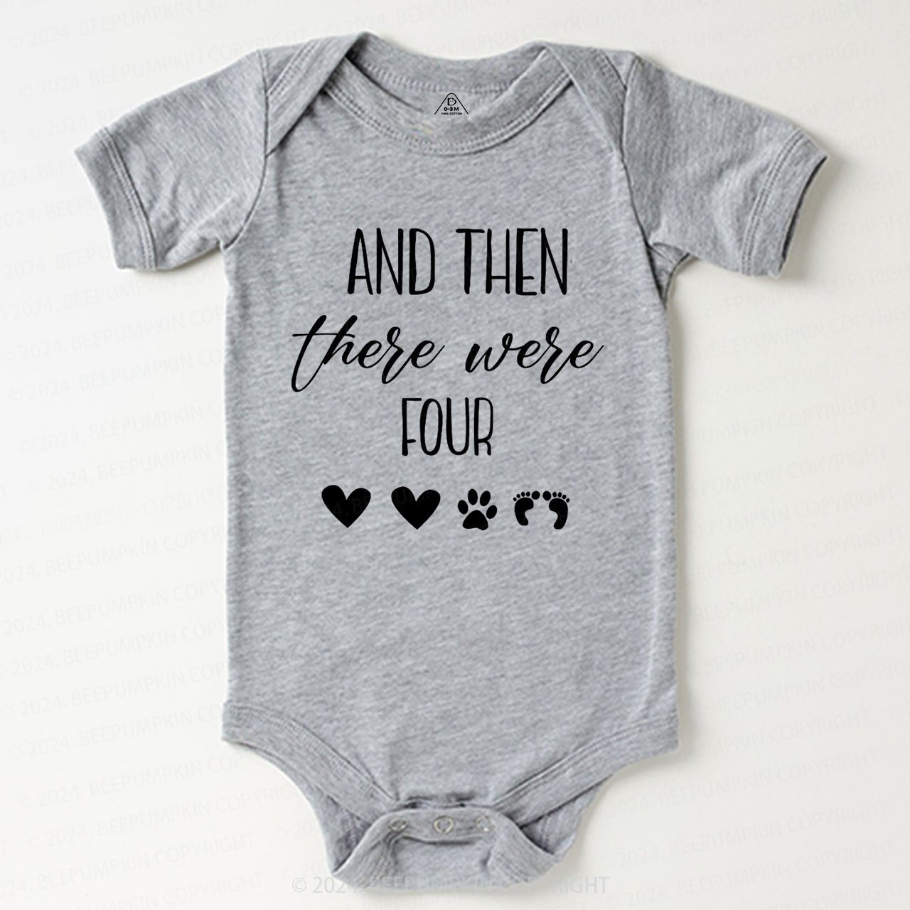 And then there Were Four Baby Bodysuit
