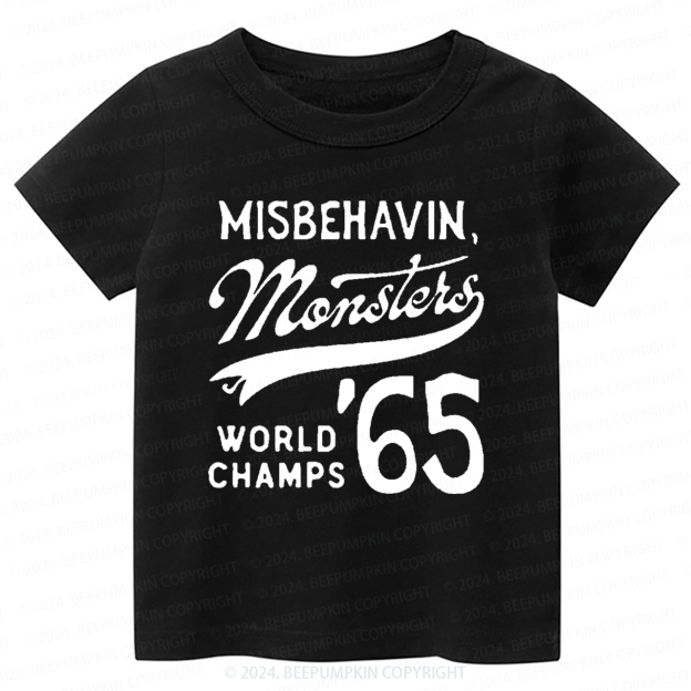 Misbehavin' Monsters Toddler&Kids Tees
