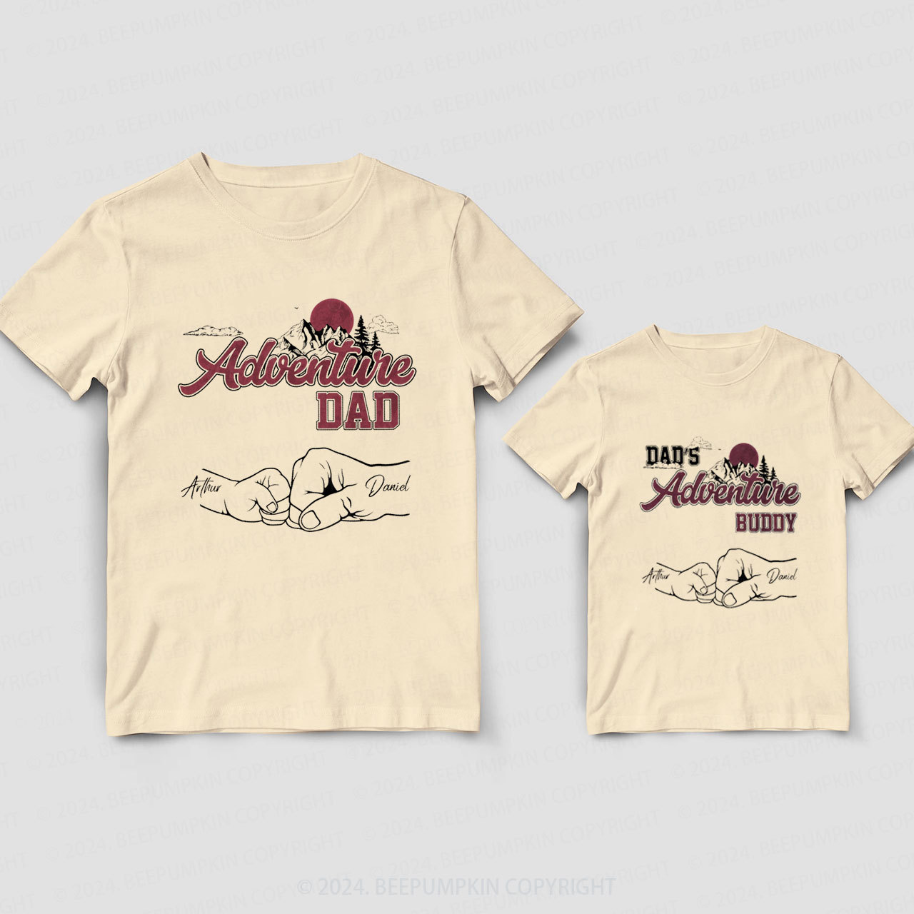 Adventure Buddy Daddy And Me Matching Shirt