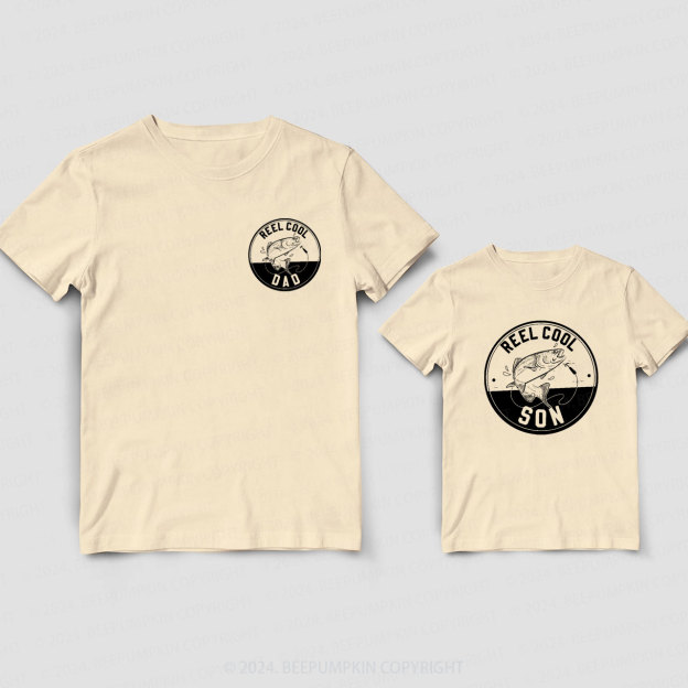 Reel Cool Dad Daddy And Me Matching Shirt