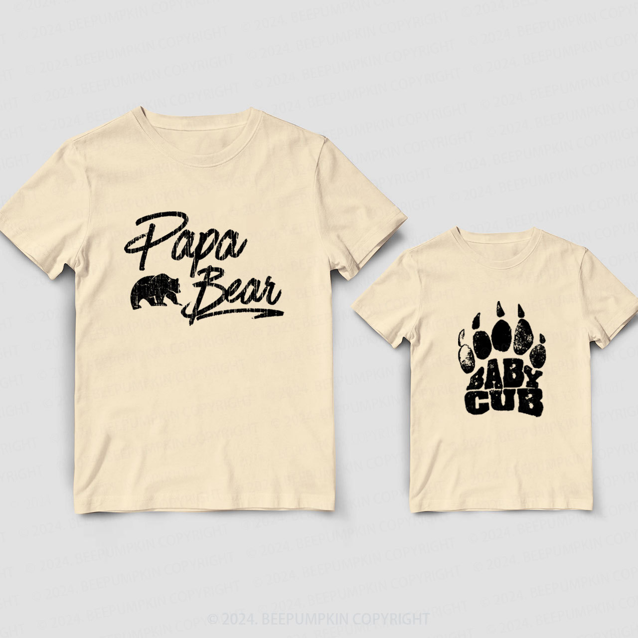Baby Cub Daddy And Me Matching Shirt