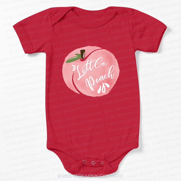 Baby  Peach Bodysuit For Baby 