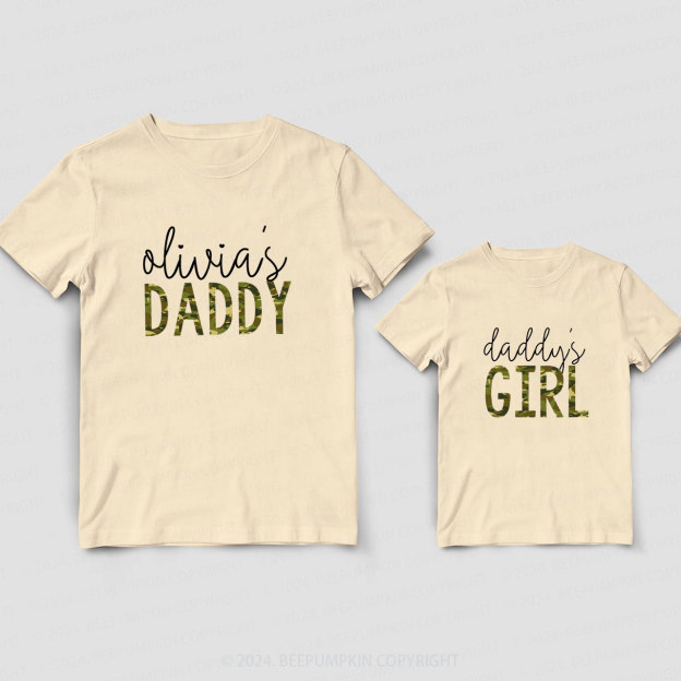 Camouflage Front Daddy And Me Matching Shirt