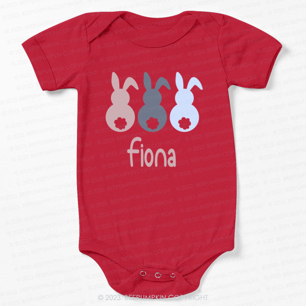 Three Rabbits Bodysuit For Baby 