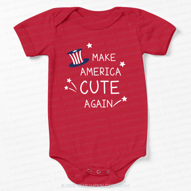 Make America Cute Again Bodysuit For Baby 