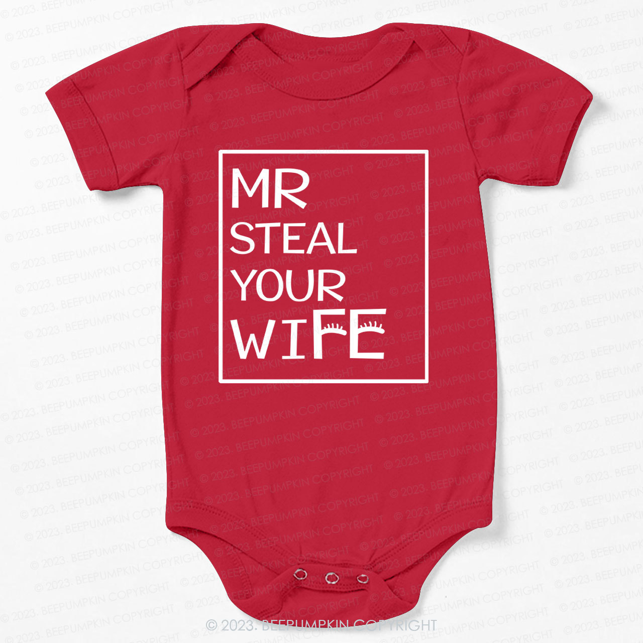 Mr Steal Your Heart Bodysuit For Baby 