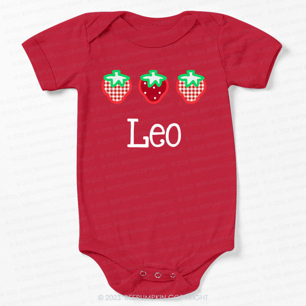 Strawberry Picking Bodysuit For Baby 