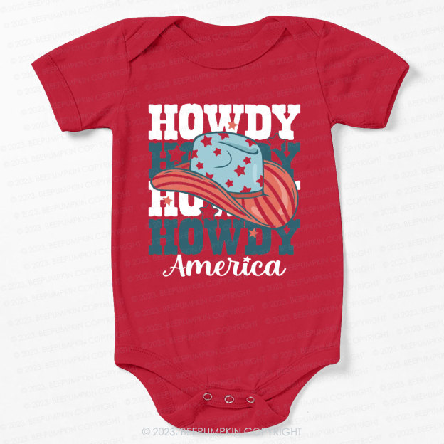 Howdy Cowboy Bodysuit For Baby 