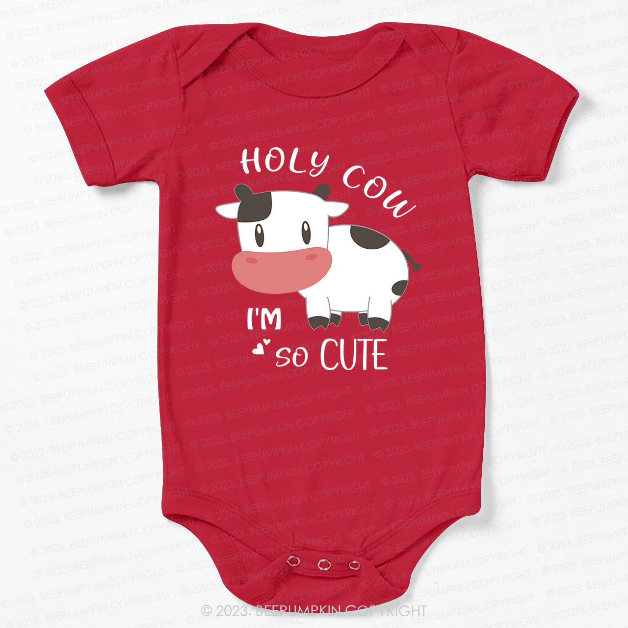 Holy Cow Bodysuit For Baby 