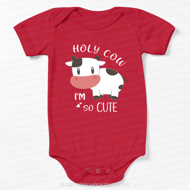 Holy Cow Bodysuit For Baby 