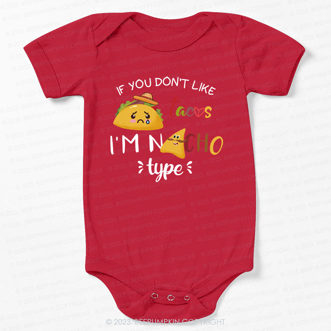 Cute Taco Slogan Bodysuit For Baby 7