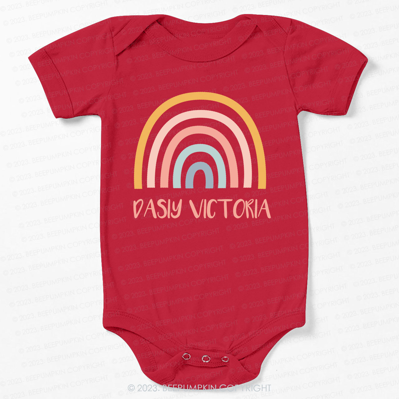 Rainbow Colorful Bodysuit For Baby 