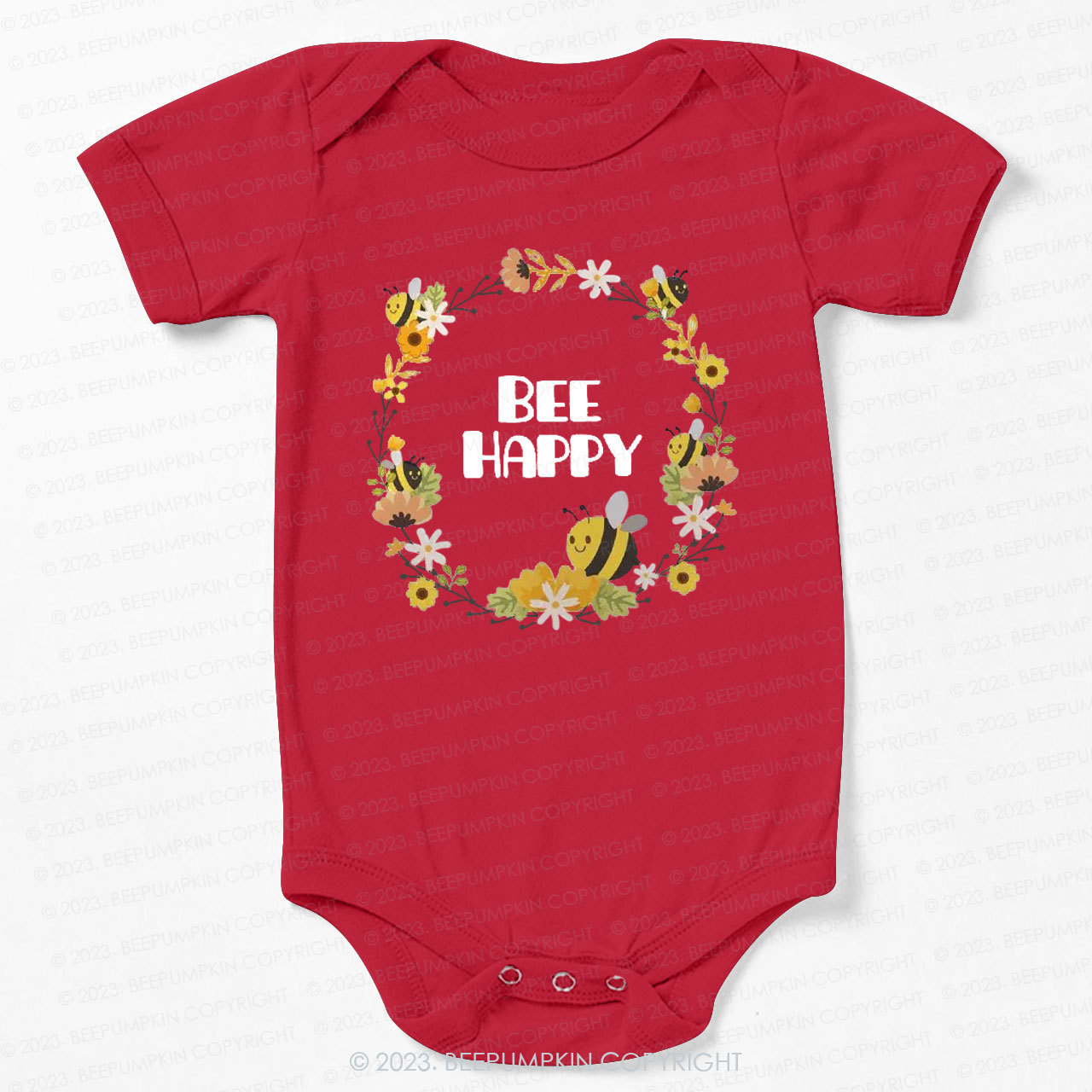 Bee Happy Bodysuit For Baby 