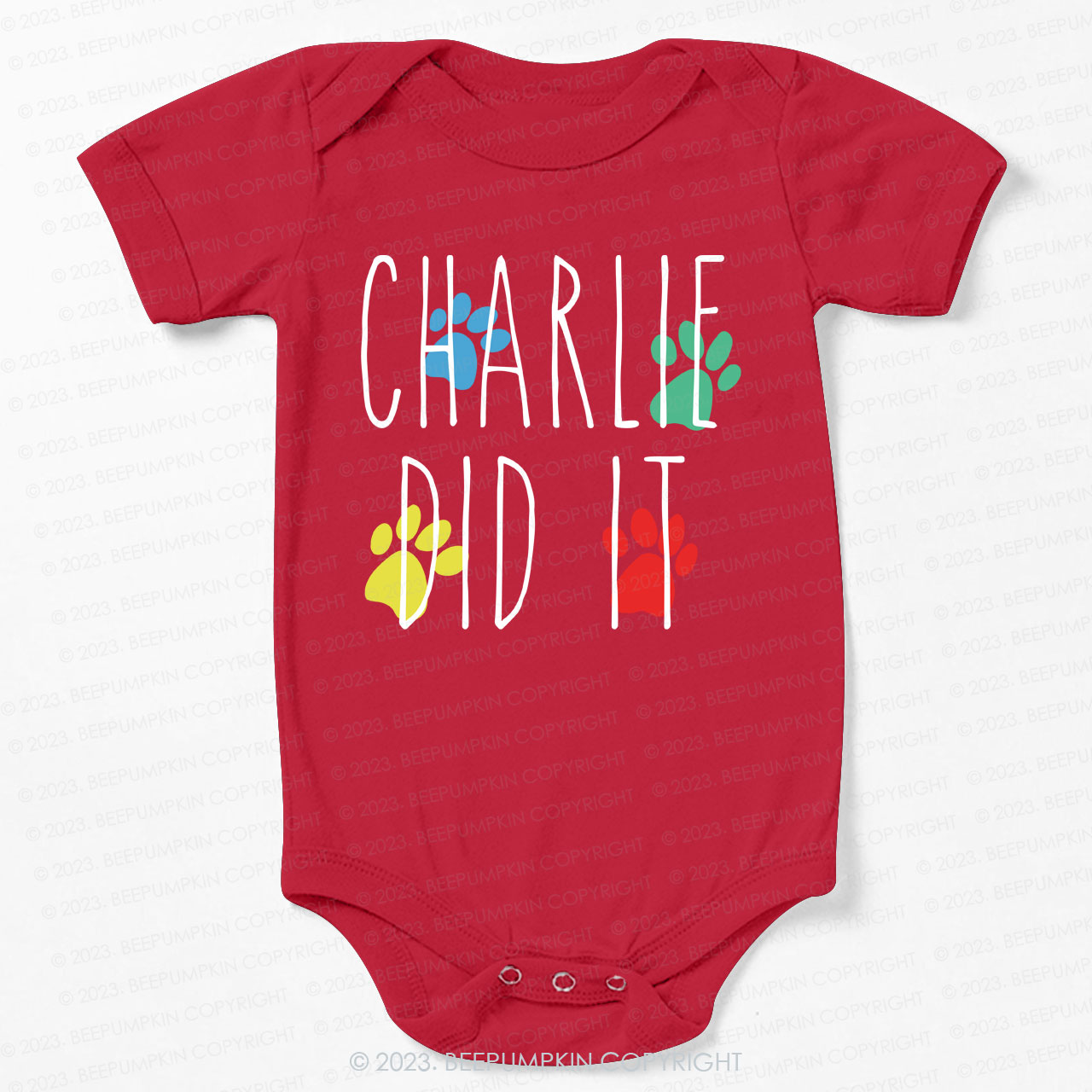 The Dog Did It Bodysuit For Baby 