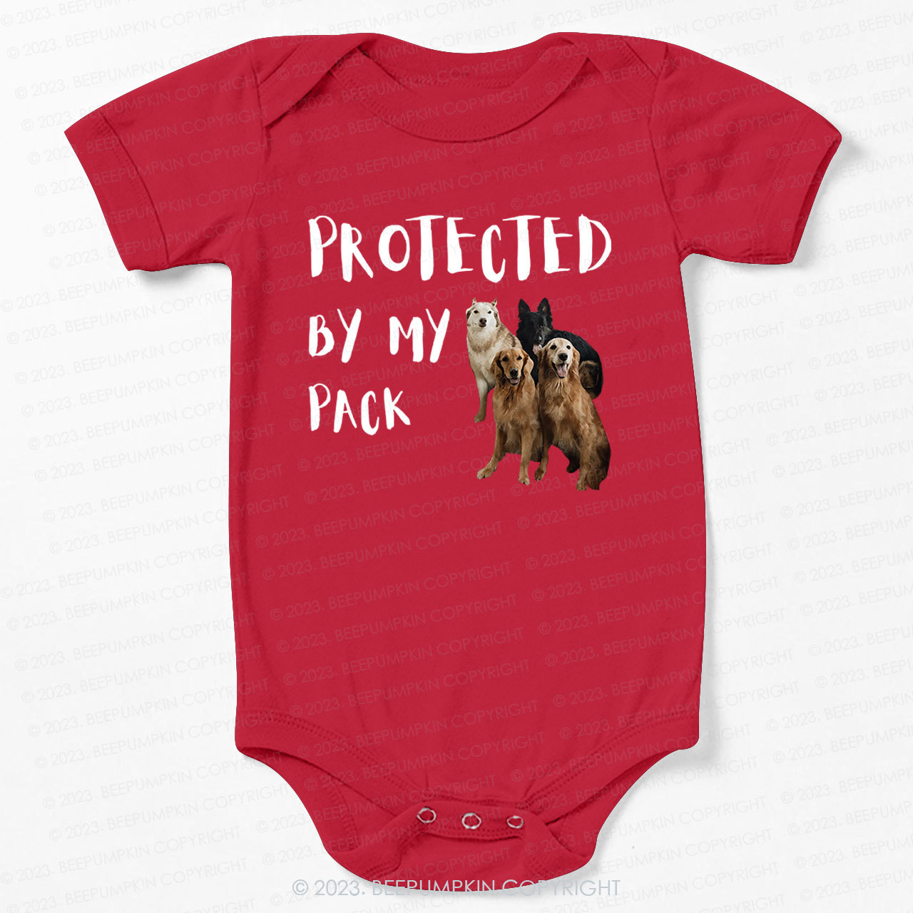 Personalized Pets Pack Bodysuit For Baby 